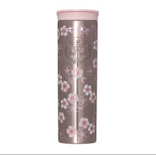 Starbucks Sakura 2026 Japan Stainless Steel Bottle Metallic Light 16 Oz picture