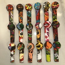 2ct🔥3.5'' Silicone Tobacco Smoking Hand Pipe W Cap Lid Pocket Pipe Metal Bowl😎 picture
