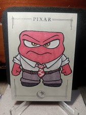 2026 Topps Chrome Disney Anger 1/1 Inside Out Pixar One Of One picture