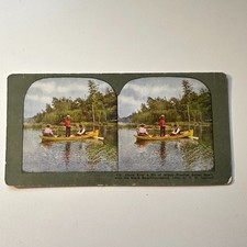 Could Ever A Bit of Water Promise Better Sport Antique Stereoview Card 5H6-5 picture