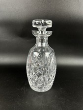 Waterford Crystal Drogheda Cut Decanter w/ Stopper Ireland Vintage 9 3.8” picture