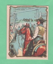 1930s V290 Hamilton Cowboy Series # 9 Ex-Exmnt Driving Out the Horse Herd picture