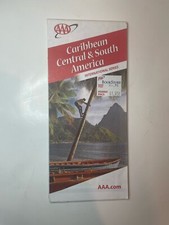 Vintage AAA Caribbean Central South America Map picture