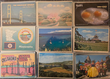 50 Unused Vintage Postcards Lot - - Unposted Mixed 4x6 Large Size picture