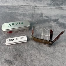 Case XX 2012 Orvis Stockman Antique Wood Sided Pocket Knife 7318 USA NIP  B449 picture