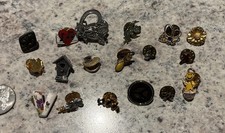 Lot Of 18 Unique And Vintage Pins Philco Cross Avon Music City  picture