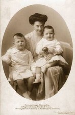 Grand Duchess of Mecklenburg-Schwerin Alexandra of Brunswick-Luneb- Old Photo picture