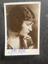 Vintage Pola Negri Autograph Signature Cinema Postcard picture