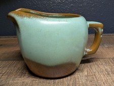 Frankoma Pottery Prairie Green Plainsman Creamer  Vintage  Retired 5A NICE picture