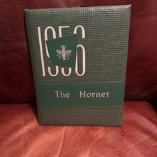 1956 The Hornet Boles High School Quinlin Texas Hardcover Yearbook picture