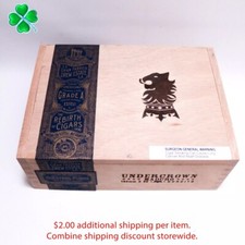 Undercrown Gordito Maduro Empty Wood Cigar Box 9.25