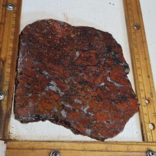 Painted Valley Tabu Tabu Jasper Africa. Deep red color, 10.7OZ. picture