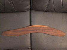 Vintage AUSTRALIAN ABORIGINAL BOOMERANG THROWING STICK Wooden Mulga Wood Kylie picture