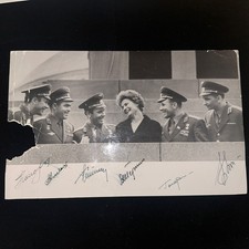 First 6 Soviet Russian Cosmonauts In Space Signed Photograph Gagarin +5 JSA picture