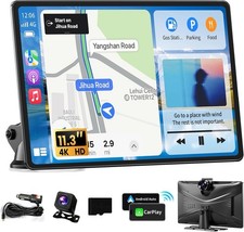 Portable Apple Carplay Screen for Car, 11.3