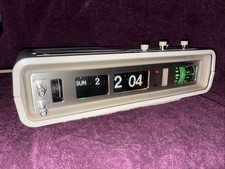 Panasonic Flip Clock RC 6551 Dator Vintage White, GREAT CONDITION picture