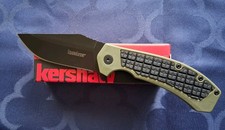 *NEW*🔥KERSHAW - Faultline (8760) Folding Knife w/ Green Handle & 8Cr13MoV Blade picture