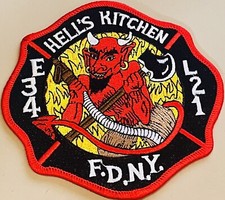 FDNY Engine 34 Ladder 21 HELL'S KITCHEN Fire Devil 4 3/8