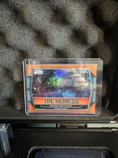 2024 Topps Chrome Star Wars The Heiress Bo-Katan Plans Orange #’d /25 picture