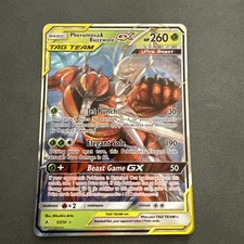 Pokémon Unbroken Bonds Phermosa & Buzzword GX 1/214 picture