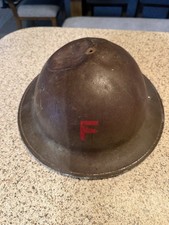 Canadian WW2 1941  steel BRODIE HELMET  CLC fire brigade picture