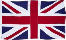 Homissor British Flag 4x6 Union Jack England Flags Embroidered Sewn Stripes U... picture