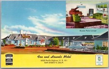 c1950s SAN DIEGO Calif. Postcard 