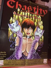 COMIC BOOK POSTER Flyer CHAOS vintage Advertising Promo Art CHASTITY R picture