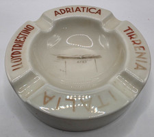 Vintage Italian Shipping Lines Ashtray Verbano Laveno Lloyd Tirrenia Adriatica picture