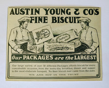 1901 Austin Young & Co's Fine Biscuit Advertisement picture