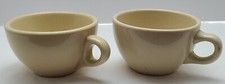 2 Coffee Cups 1960s MCM Inca Ware Shenango China New Castle, PA. picture