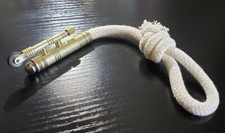 Vintage Lighter Retro Trench Rattlesnake Rope Velvet Metal Fire Starter Flint picture