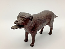 Antique HL Judd Mfg. mechanical cast iron standing Bulldog bank circa 1887 rare picture
