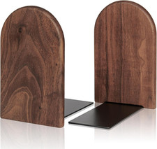 Book Ends,1 Pair Bookends Wood Book Ends Universal Economy Bookend | Book Stoppe picture