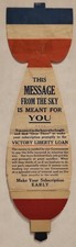Rare Original Victory Bomb Shaped Loan Message From The Air Memorabilia picture