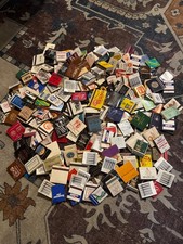 Huge Vintage Matchbook Lot - 100+ Unstruck Unused Advertising Restaurants Hotels picture