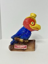 Vintage Ezra Brooks Bird Decanter 1969 Kansas KU Jayhawks Mascot Whiskey picture