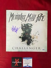 MATTY MULLINS SIGNED 12x12 PHOTO MEMPHIS MAY FIRE BECKETT CHALLENGER picture