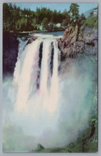 Snoqualmie Falls Washington Union Oil 76 Gasoline Postcard picture