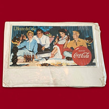 Vintage 1950s Coca-Cola L'Heure du  Print Ad,  French Canadian Theme Advertising picture