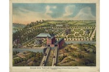 Photo:Cincinnati Ohio Price Hill Inclined Planes Birds-Eye View 1900s picture