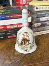 Religious Porcelain Bell Vintage Christian Collectible Jesus Display Rare picture