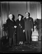 Photo:William Green Frances Perkins George Dern 1930s Portrait picture