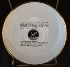 1969 Apollo 11 Moon Landing Viletta's Arts Limited Edition Collector Plate  picture
