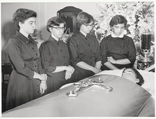 Silent Farewell Emilie Callander Ontario The four surviving Dionne- Old Photo picture