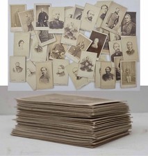 c1860 antique 42 PHOTOS cdv EUROPEAN ROYALTY MILITARY Bismarck Napoleon Prussia  picture