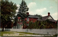 Old Jail Where Joseph and Hiram Smith Killed Carthage Illinois DB Postcard D28 picture
