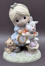 Disney Precious Moments Alice in Wonderland “Its Never Too Late For Fun” Fig picture