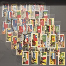 Vintage 1959 Kane Confectionary Cards Full Set of 50/50 - Flags Of All Nations picture