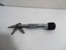 Vintage Ratchet Versatool Multi Slotted and Phillips Ratcheting Screwdriver USA picture